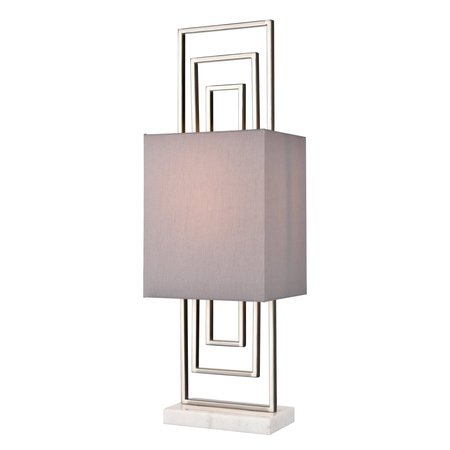 ELK HOME Marstrand 30'' High 1-Light Table Lamp - Satin Nickel H0019-8556
